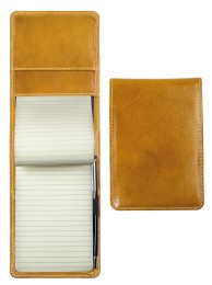 Notizblock Pocket Format | Echtleder | VINTAGE hellbraun